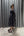 Yakası İşlemeli Önü Düğmeli Balon Kol Desenli Midi Boy Elbise Lila