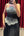 Asimetrik Yaka Fular Detaylı İnci İşlemeli Şifon Abiye Siyah