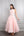 Oval Yaka Taş İşlemeli Abiye Pudra
