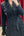 Dantel İşlemeli Uzun Kollu Abiye Elbise Siyah